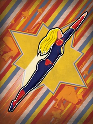 MCU Captain Marvel - Patrick King Art