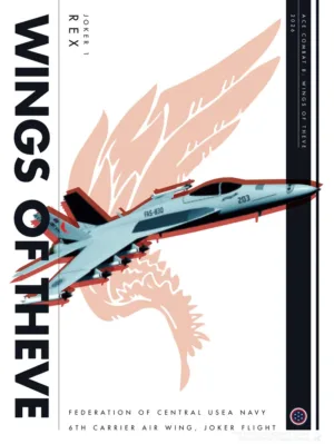 Ace Combat 8 - Rex - Ace Combat Posters - Patrick King Art