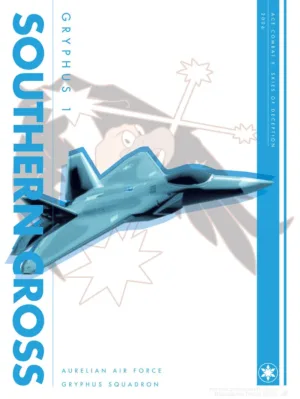 Ace Combat X - Gryphus One - Ace Combat Posters - Patrick King Art